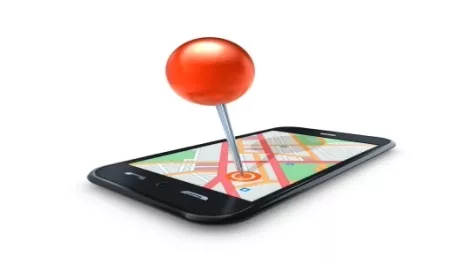 Smartphone gps location