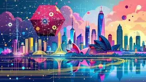 Australian city skyline melbourne sydney ai network cloud infrastructure innovation