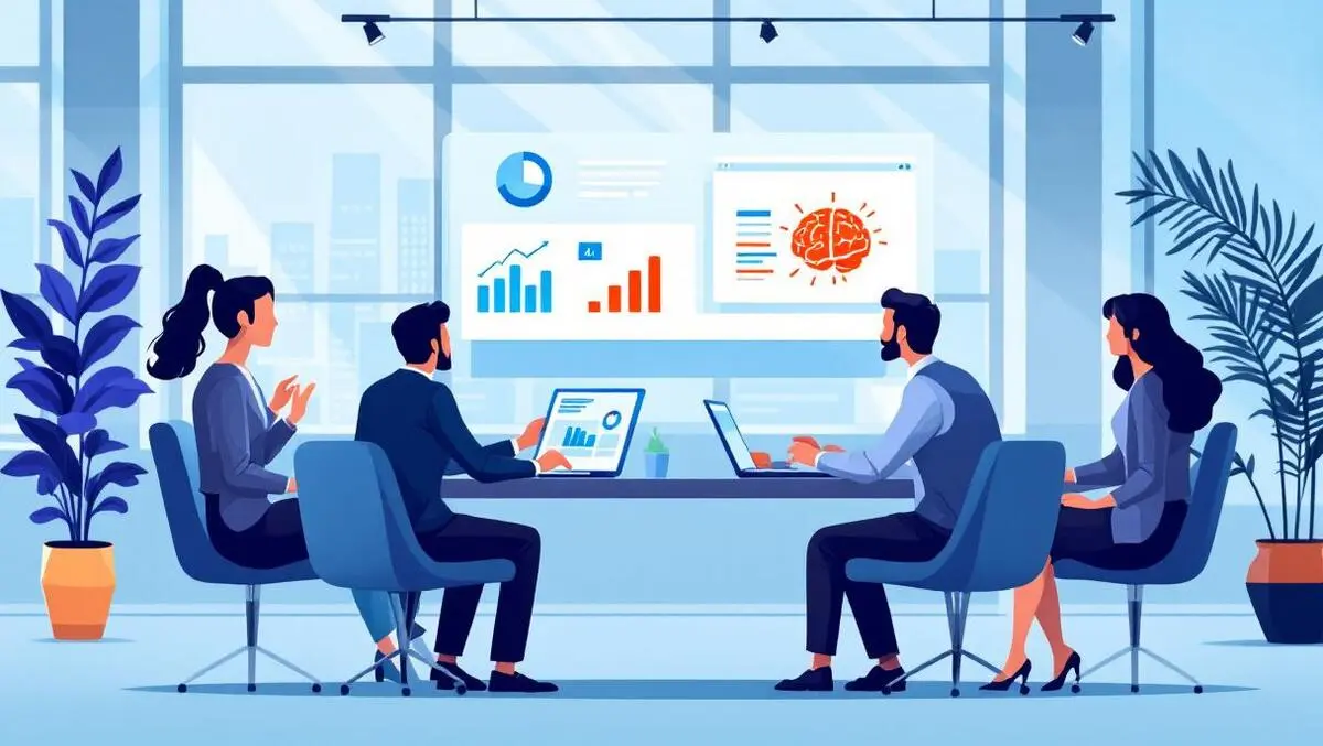 Business meeting modern new zealand office teamwork planning technology ai