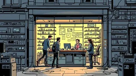 Uk high street shop worried owners empty shelves disconnected tech