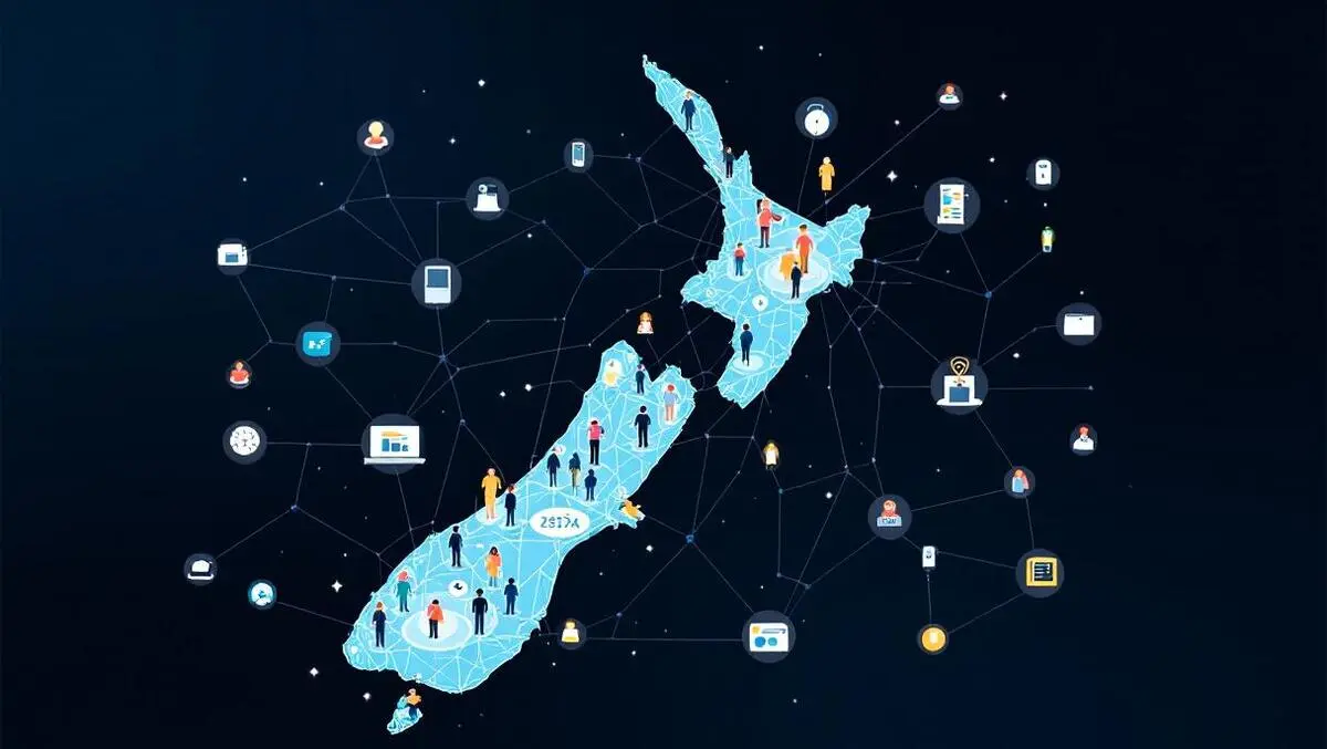 Digital integration connectivity network connected people devices new zealand map
