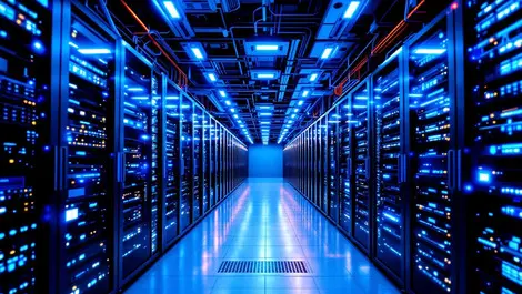 Massive state of the art server room germany advanced tech infrastructure