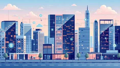 Modern office buildings australia new zealand cloud ai financial sector