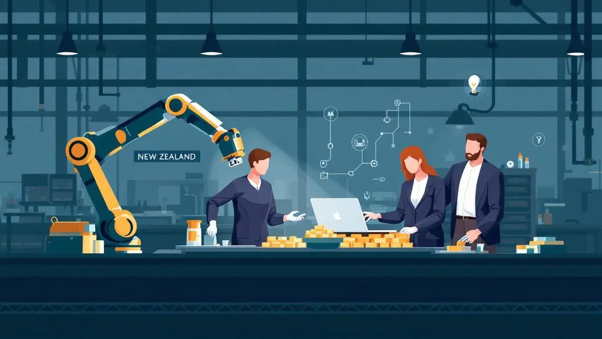 Advanced robotic arms collaborating with humans new zealand factory healthcare digital infrastructure