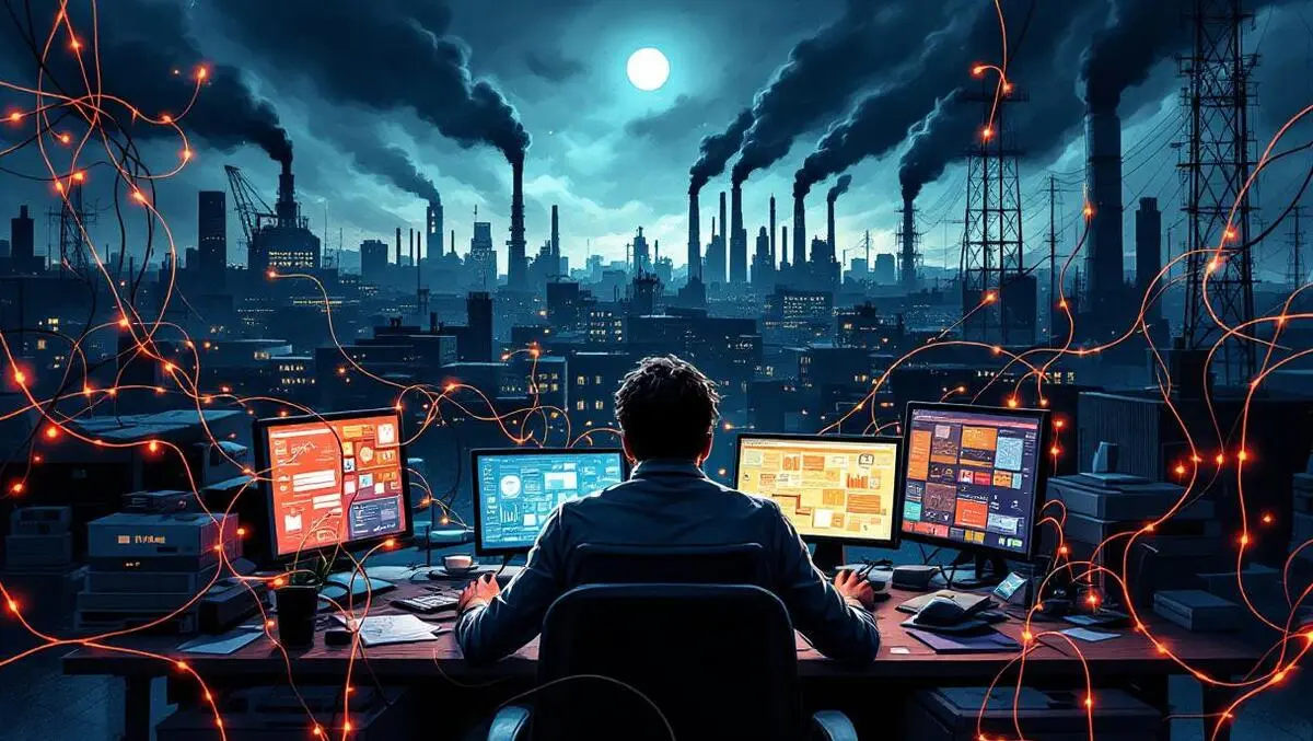 Overwhelmed uk office worker risky supply chains cyber threats