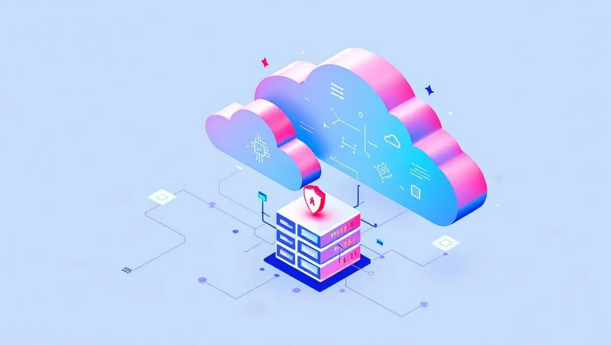 3d interlocking clouds over datacenter ai security hybrid multicloud