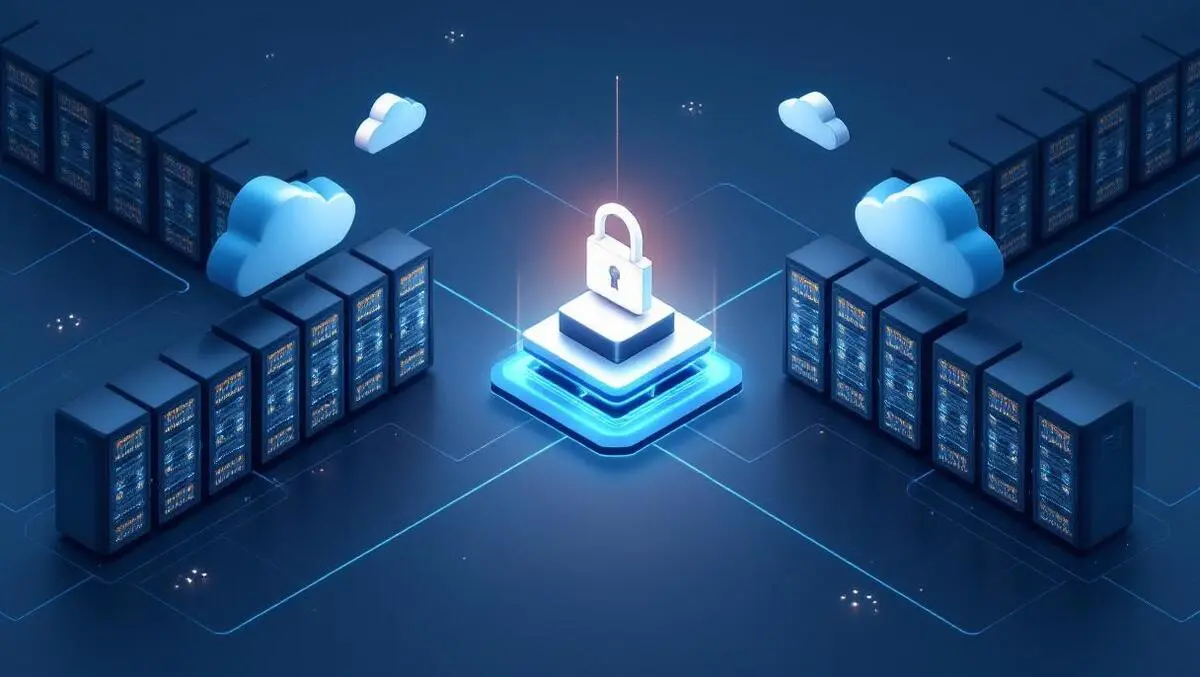 Isometric two data centers merging unified cloud security lock