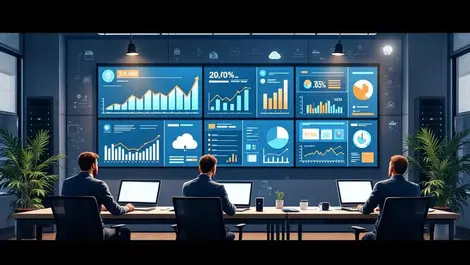 Modern it ops room dashboards rising revenue db governance growth