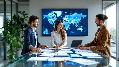 Anz corporate team planning travel hr it finance glass table