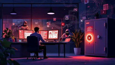 Small business office ransomware attack refusing to pay secure safe