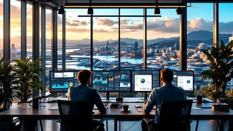 Wellington corporate office team collaboration analytics dashboards